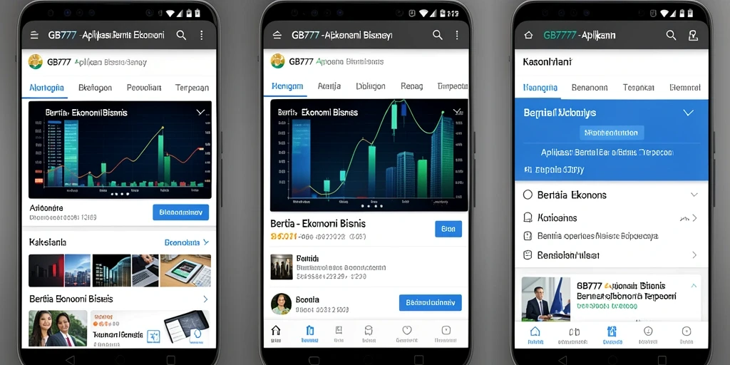 Antarmuka <strong>GB777</strong> yang intuitif dan informatif untuk pengguna ekonomi bisnis.