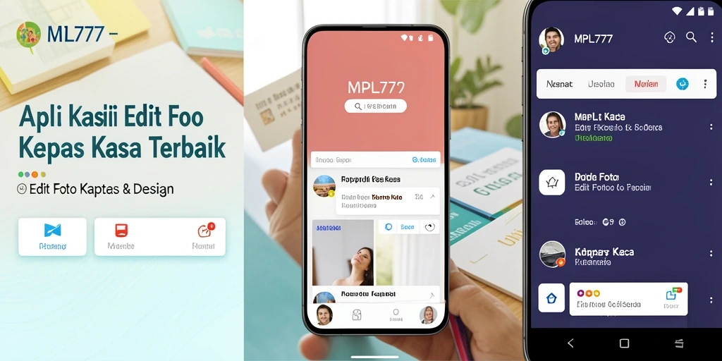 Tampilan antarmuka MPL777 untuk Edit Foto Kertas Kaca yang menarik.