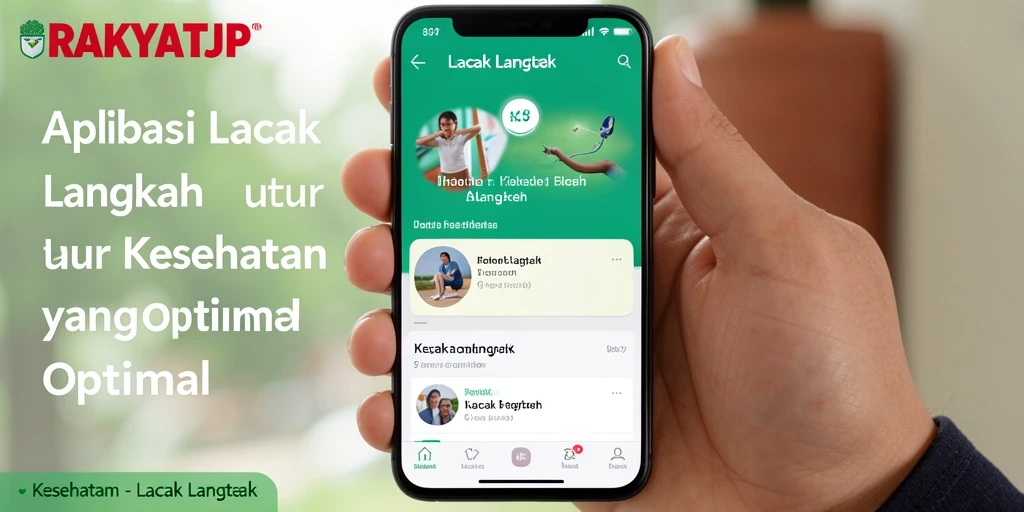 Tampilan antarmuka RAKYATJP dengan fitur Lacak Langkah.